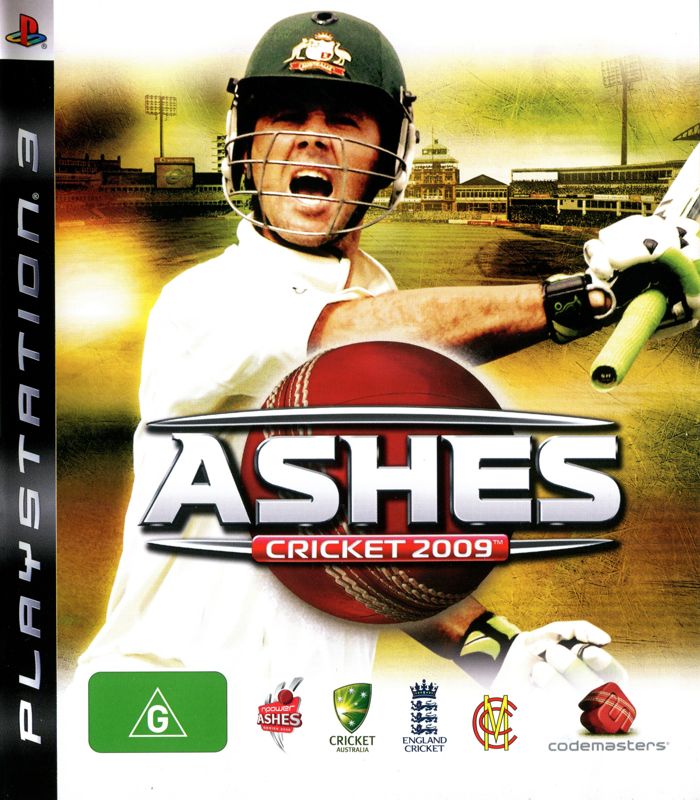 Ashes Cricket 2009 box art for Playstation 3